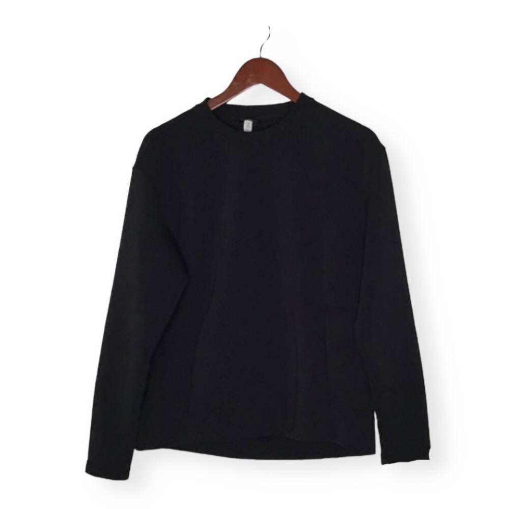 Lululemon Black Nylon Blend Crewneck Shirt Size 8.